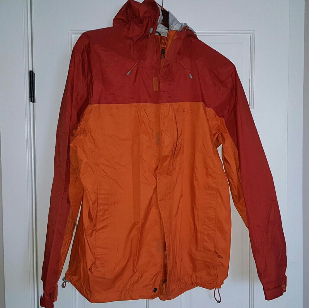 L.L.Bean Men's Rain Coat Jacket Large